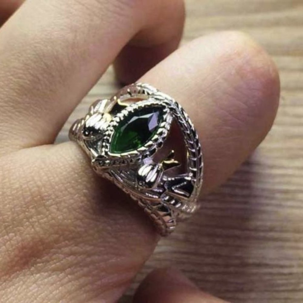 Ring ~ Lord Of The Rings ~ Barahir Aragorn's ~ .925 Sterling